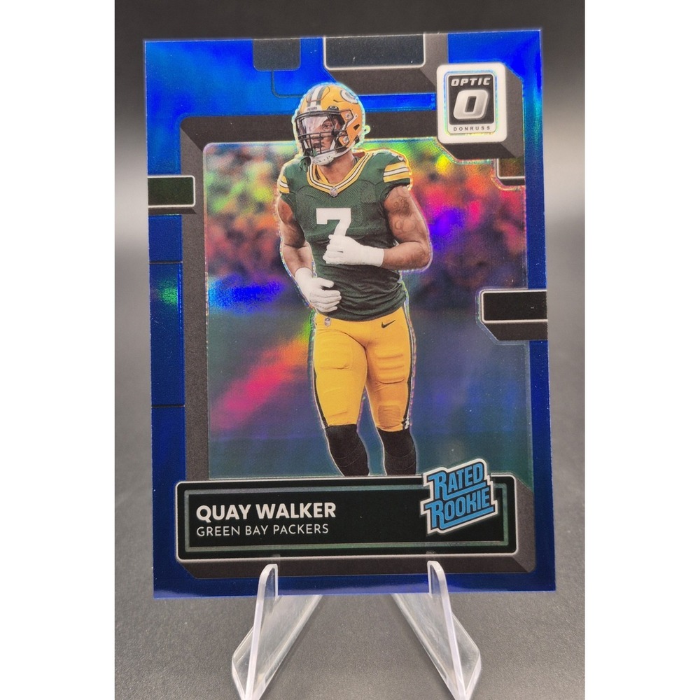2022 Panini Donruss Optic Rated Blue Prizm /179 Quay Walker #248 Rookie RC 0rd2